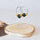 Miniature : Boucles d'oreilles "Trio", pièces uniques, 48mm