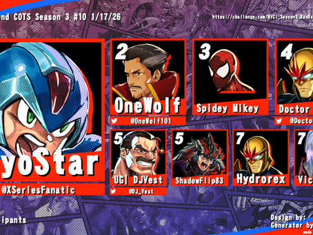 MVCI Beyond Clash of The Stones Season 3 Online Event #10 (LCQ) 1/17/26 Results