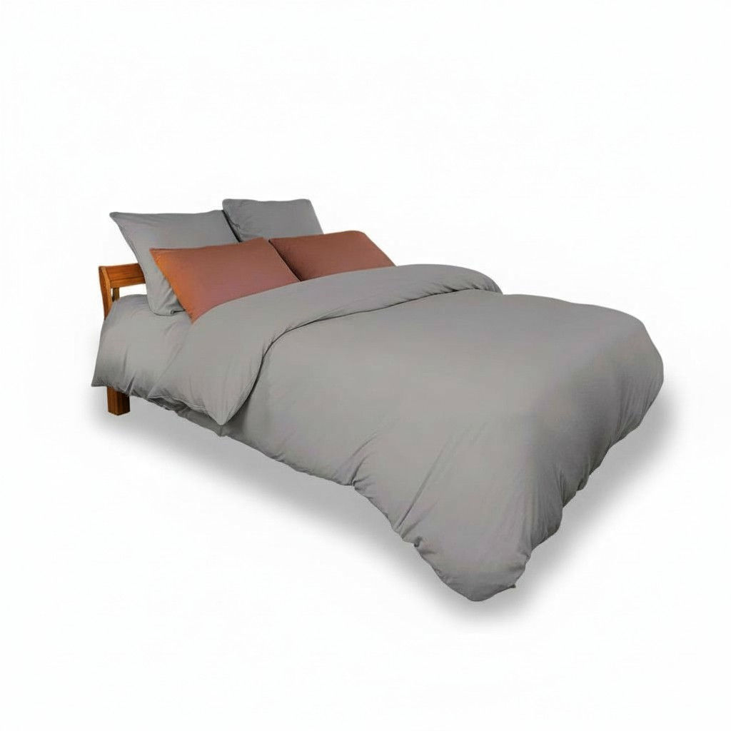 Housse de couette 100% Coton peigné -120 fils - 140g/m² - 220x240cm