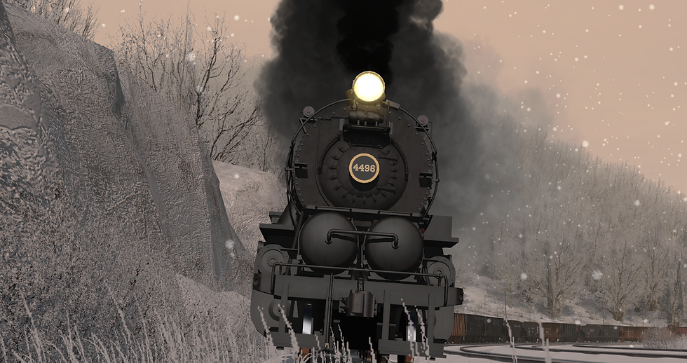 Thumbnail: PRR Horseshoe Curve Winter of 1950