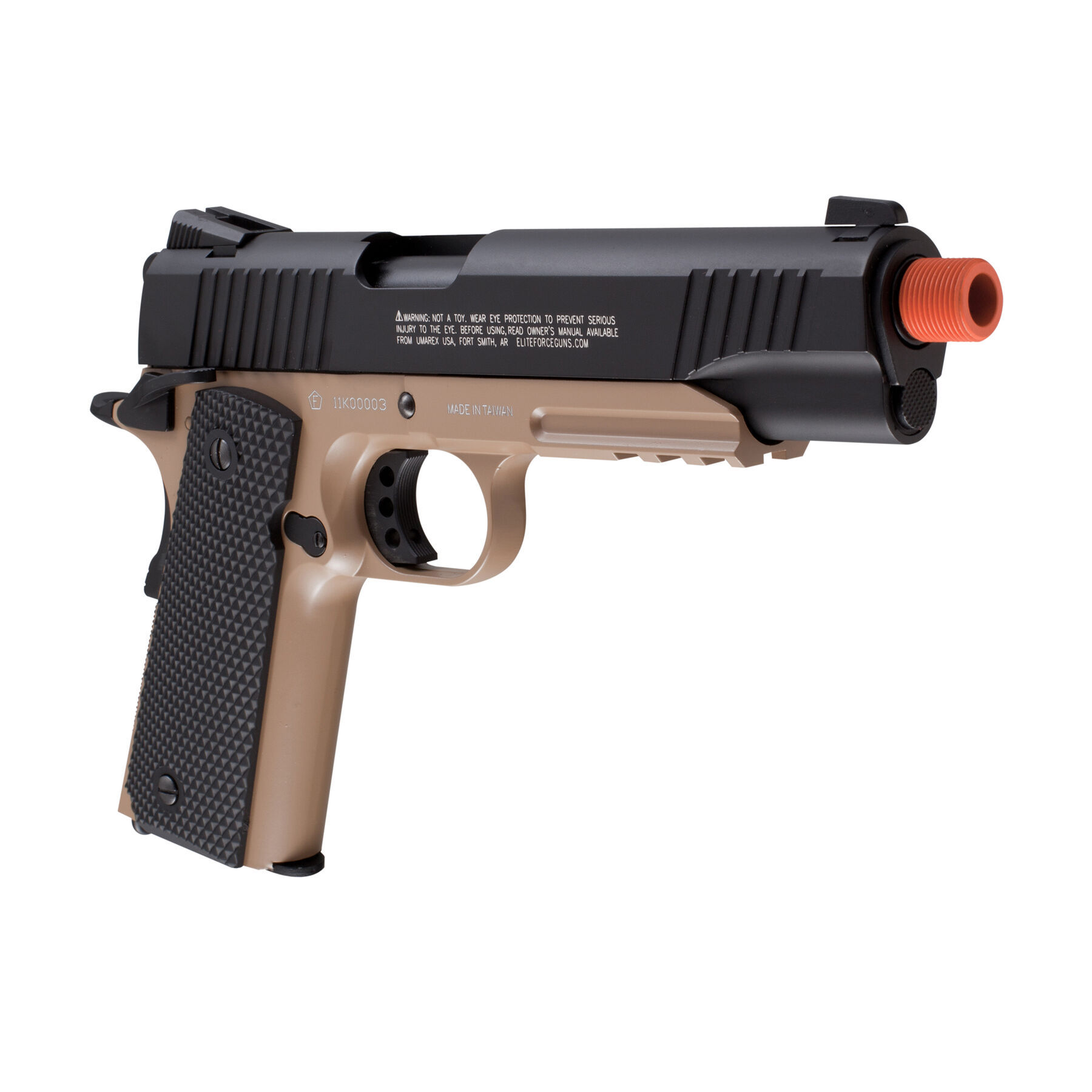 ELITE FORCE 1911 TAC - BLACK/DARK EARTH BROWN