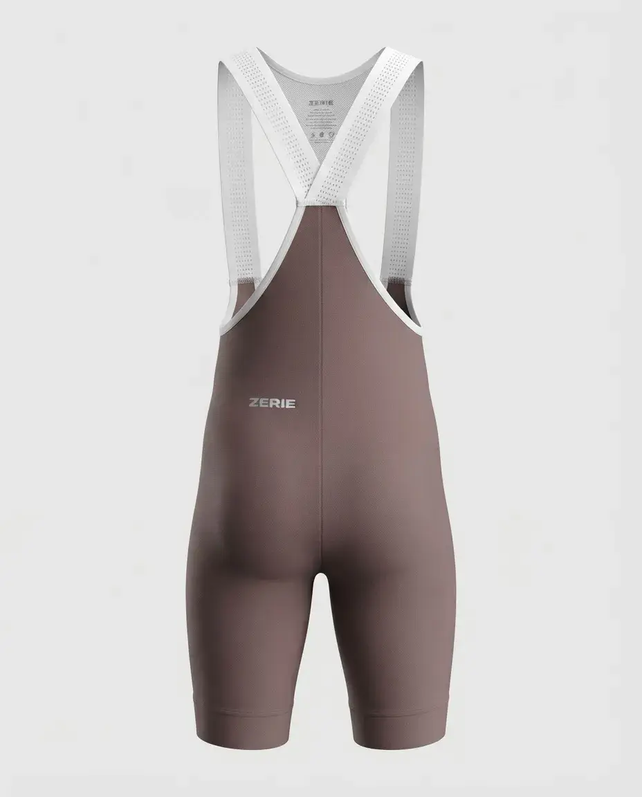 Bib Short Zerie Supreme Hombre – Morado/Blanco espalda