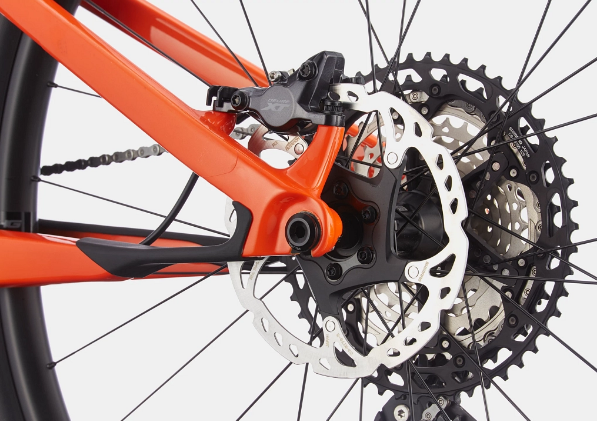 Miniatura: Bicicleta Cannondale SCALPEL CARBON 2 R-29 naranja doble suspension carbono