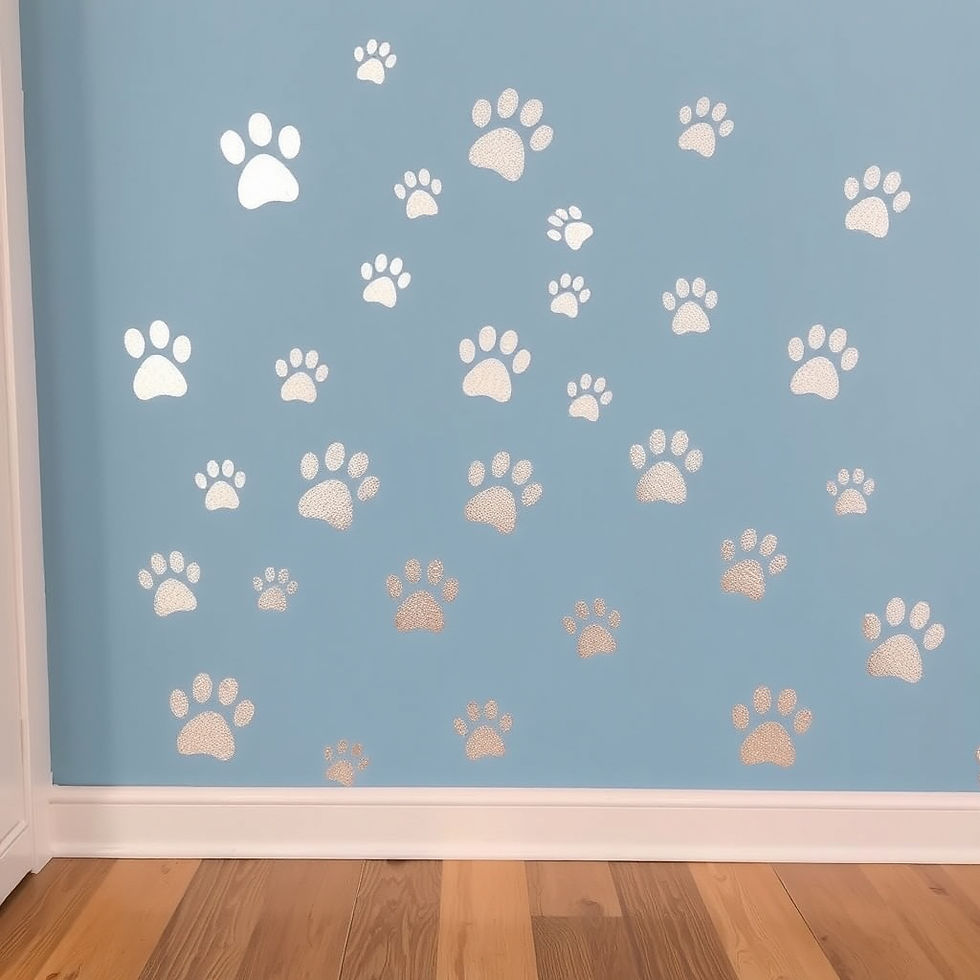 Silver paw prints in the back , baby blue background color… more paw prints.jpg