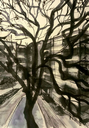 urban sketching, Pandemic sketching