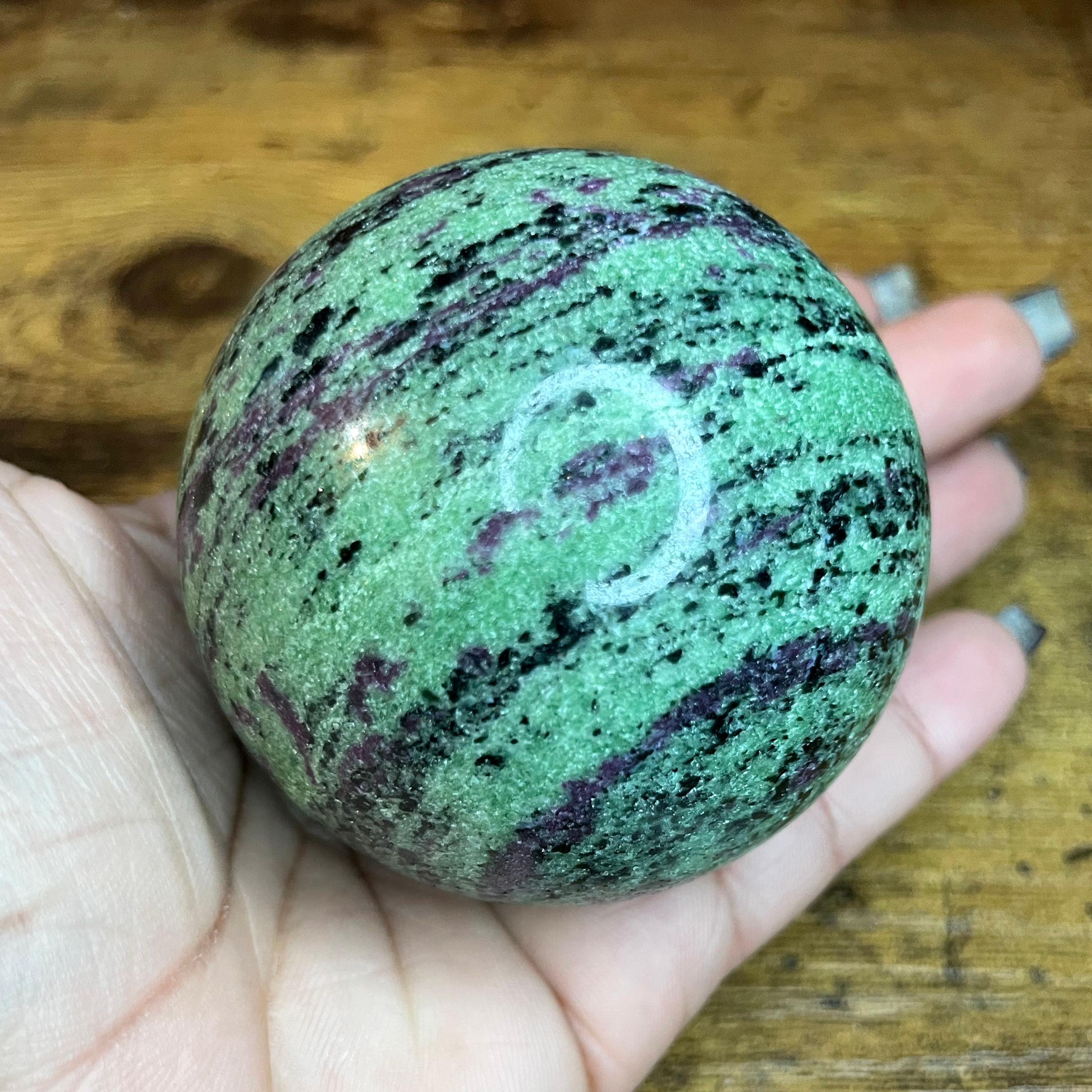 Ruby Zoisite Sphere