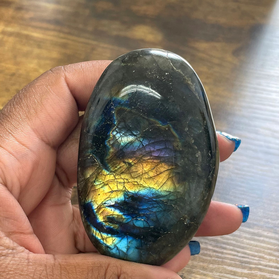 Labradorite Palm Stone