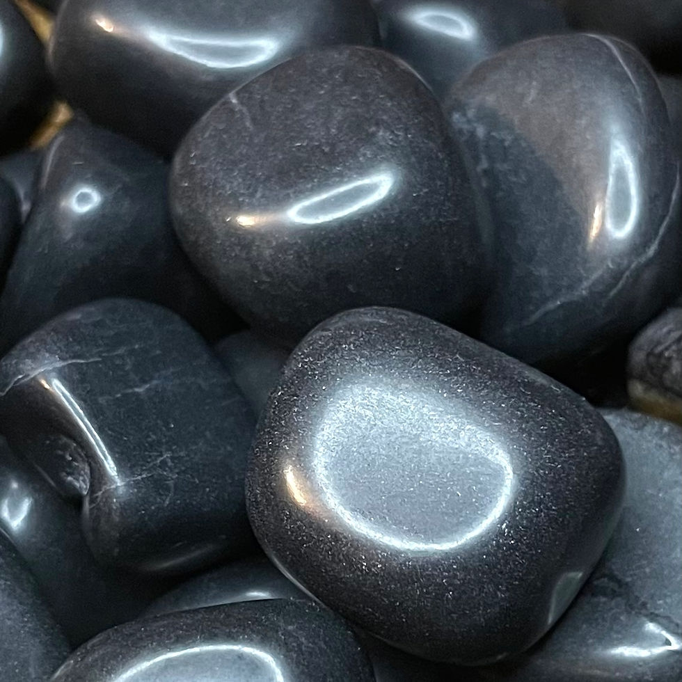 Room Protection: 4 Black Tourmaline Crystal Tumbles