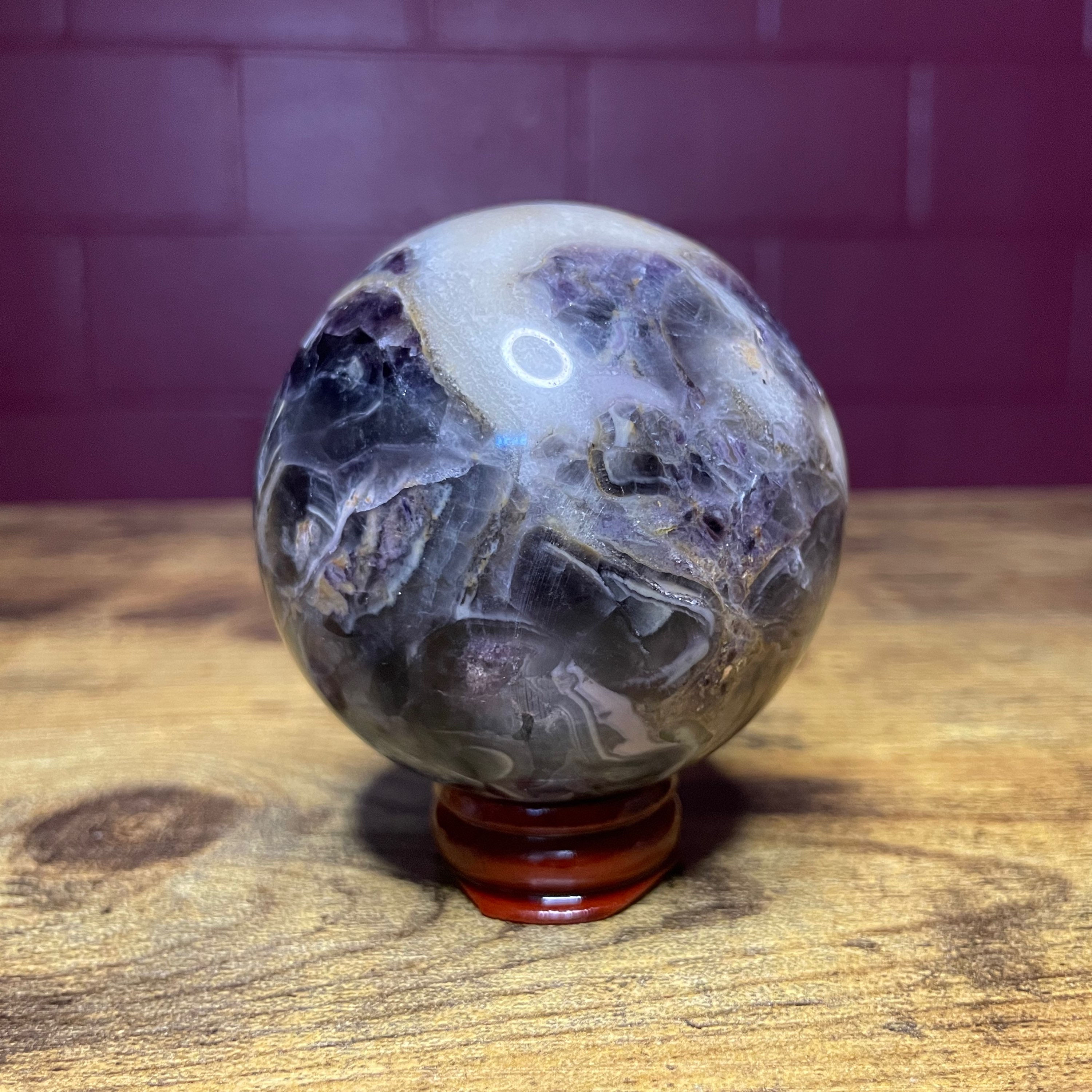 Barricade/Silky Fluorite Sphere