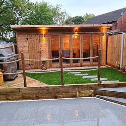 Expert new composite decking installation Redditch Worcestershire - LevelUp Contractors by Biddle