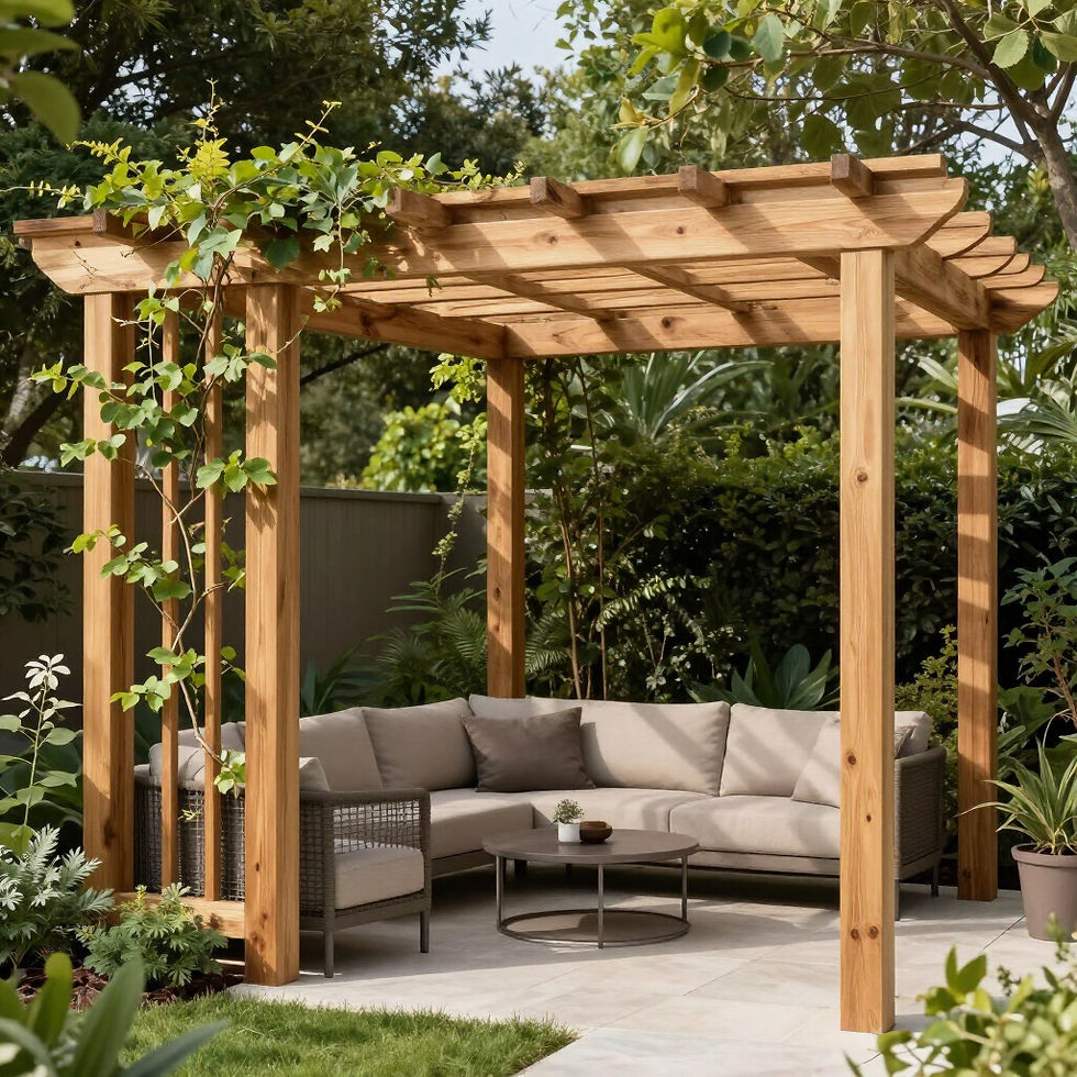 Professional pergola installation Redditch Worcestershire - LevelUp Contractors by Biddle
