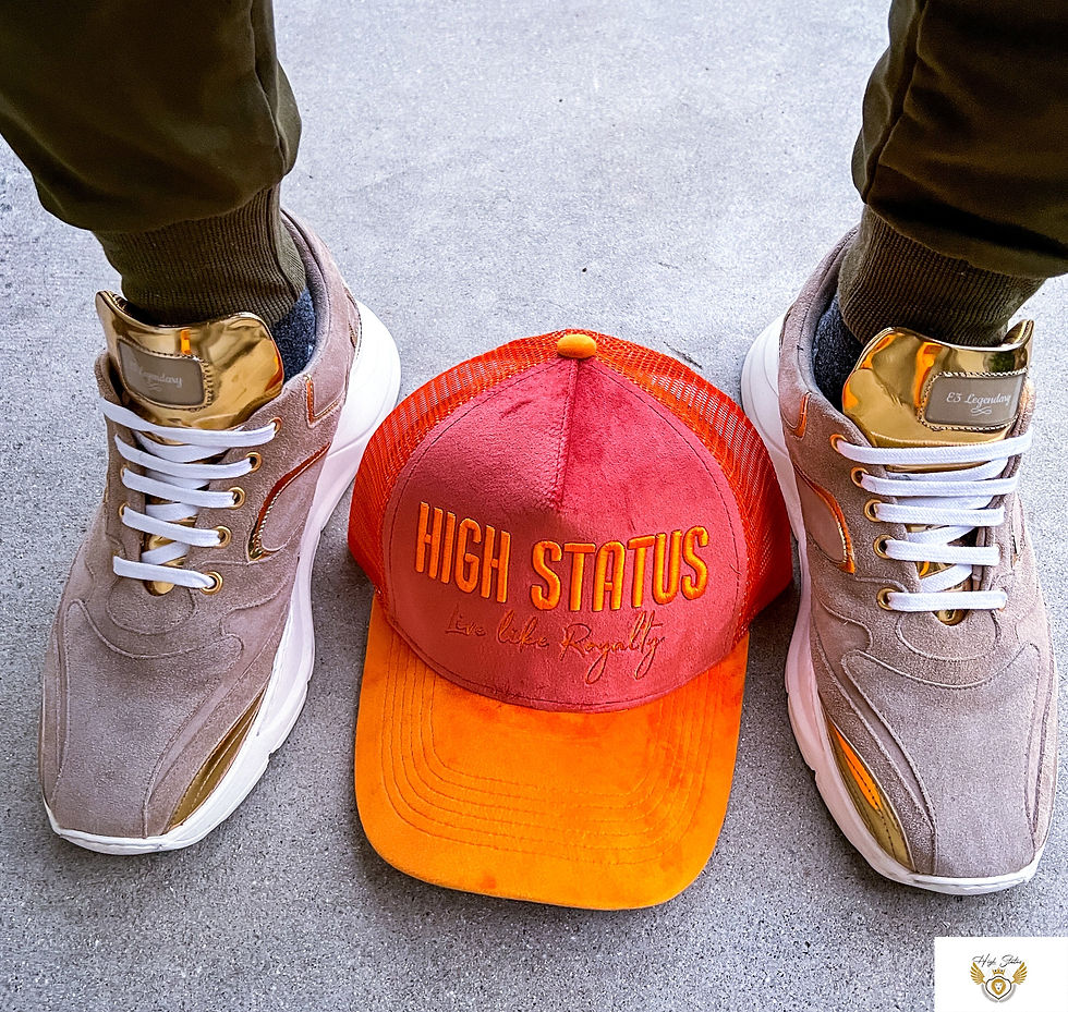 Thumbnail: Orange Suede Hat