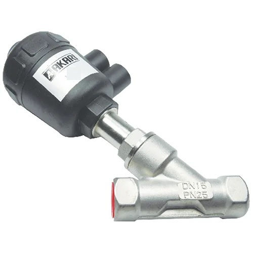 Akari 1 Inch Y Type SS Body Single Acting Angle Valve Y-25
