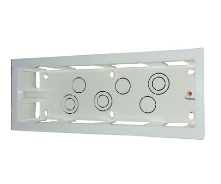 Seven Electricals 6 Module PVC Surface Box