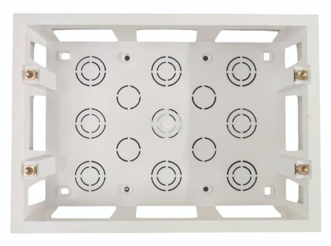 Seven Electricals 12 Module PVC Surface Box