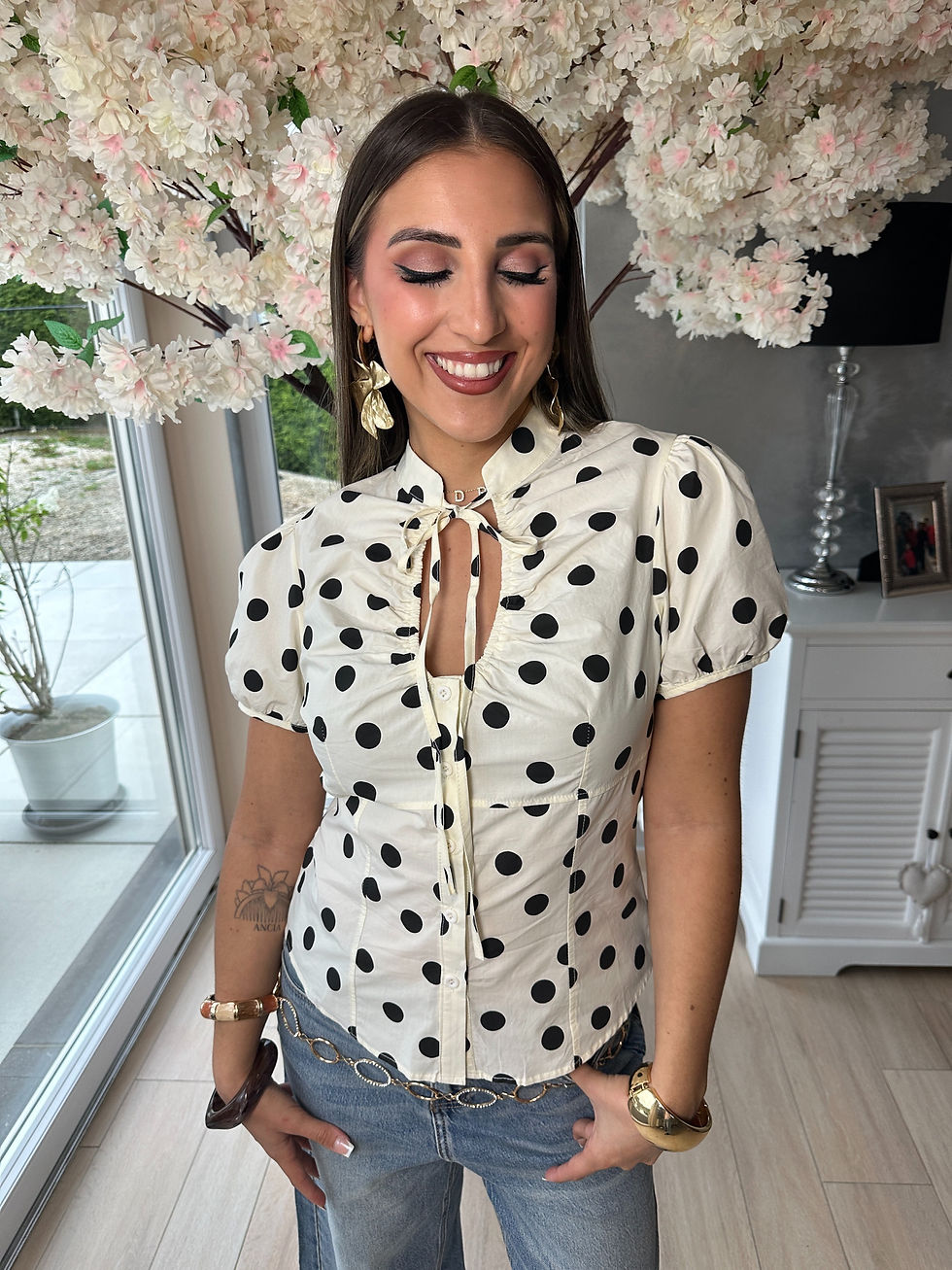 Thumbnail: Chemise Lola pois