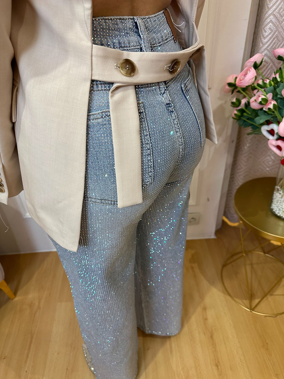 Miniature : Jeans Shiny grande taille 