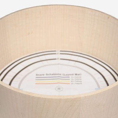 Bestimme die Dimensionen der Snare Drum