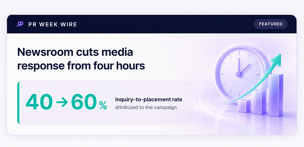 Newsroom Cuts Media Response from Four Hours