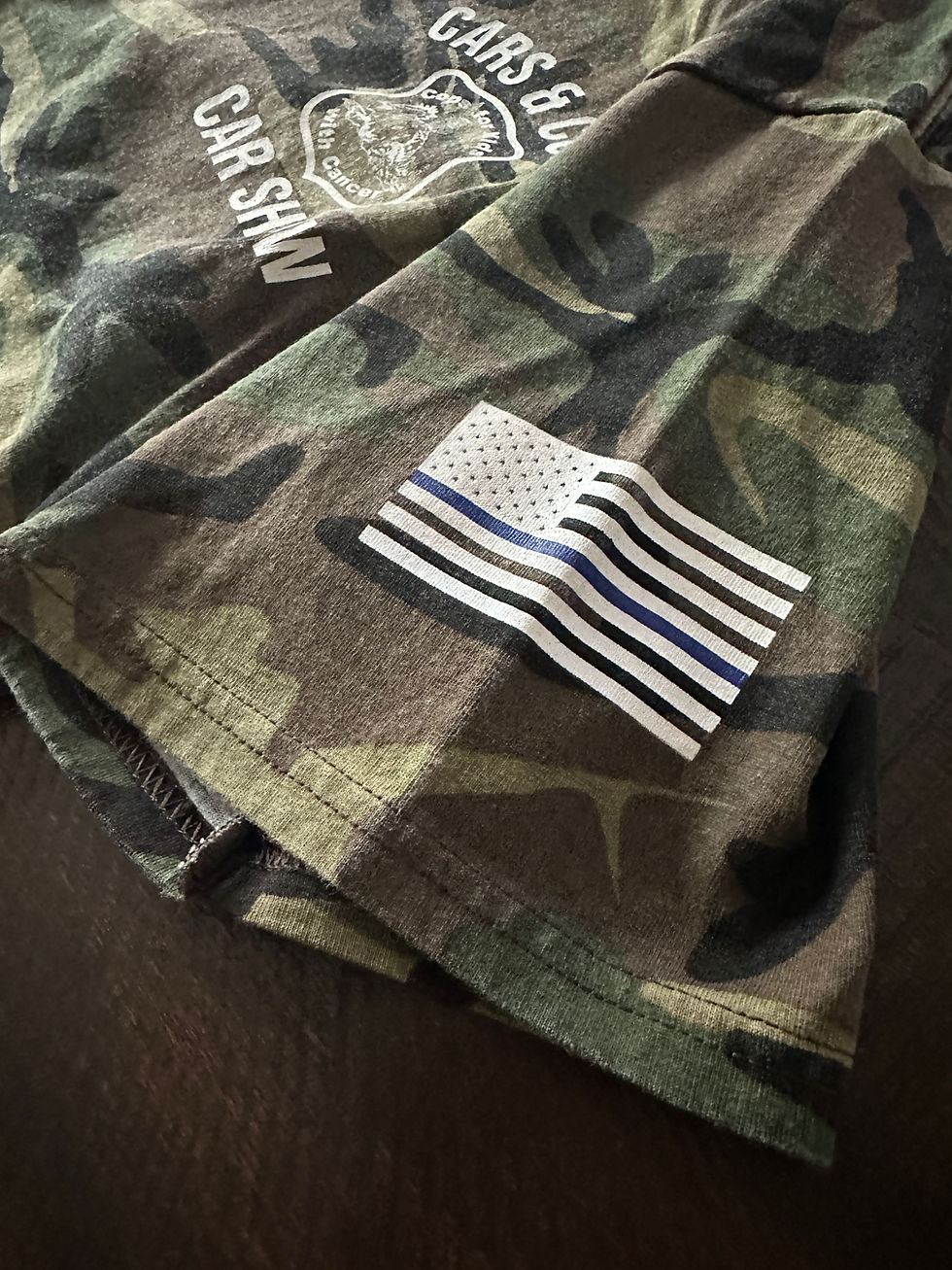 Thumbnail: 4th Annual Cars and Cops Car Show T-Shirt Camo