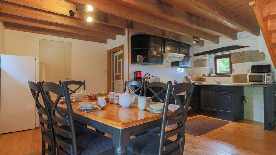 Cuisine Séjour du gite 6 personnes : Le Louarn
