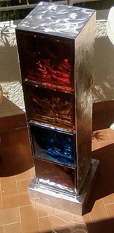 lampe pavés verre