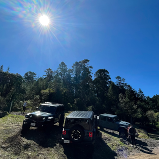 Mineral del Chico con Jeep y Terrex