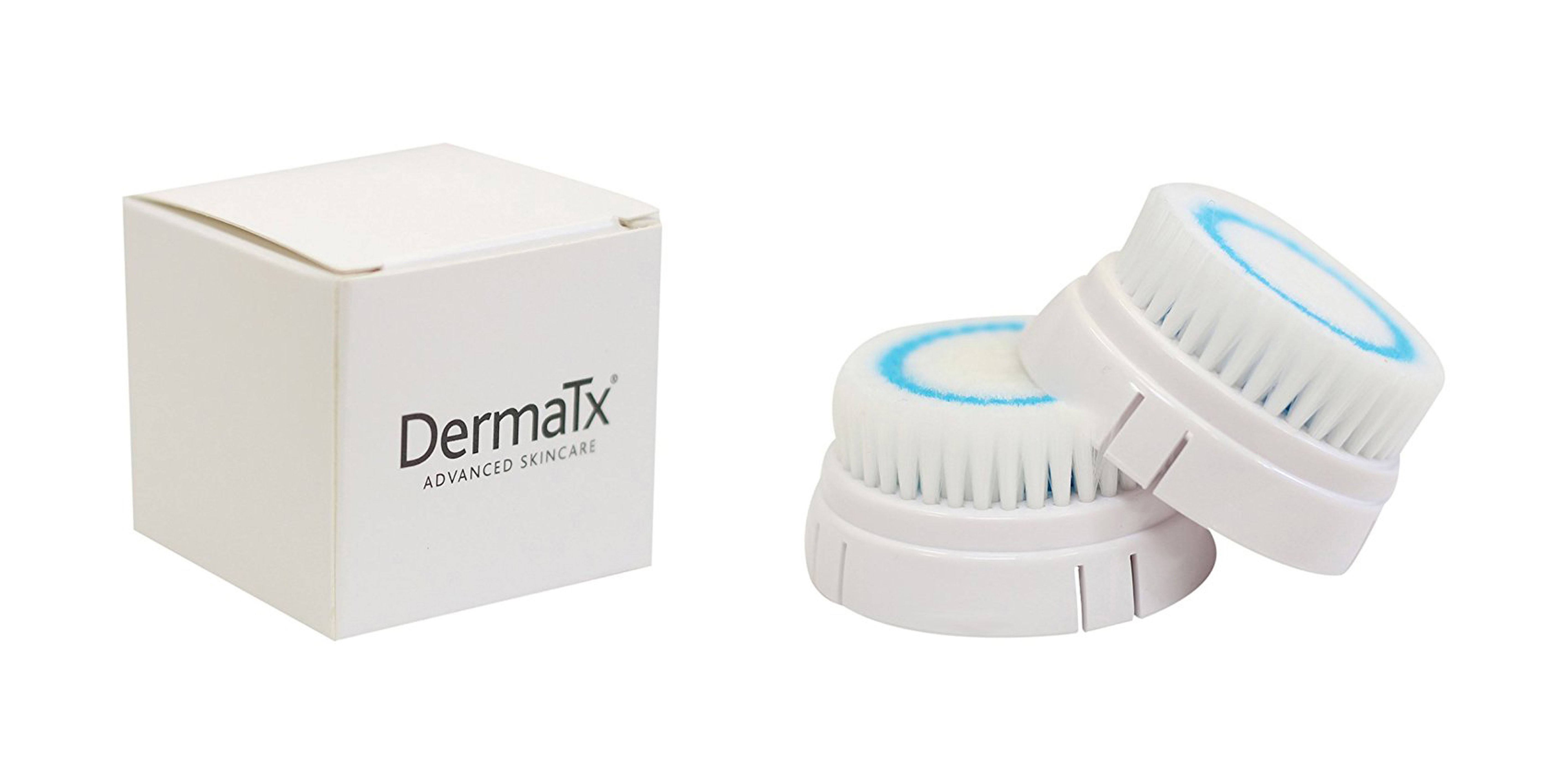 DermaTx Replacement Attachments (2 x Cleansing Brush Heads)