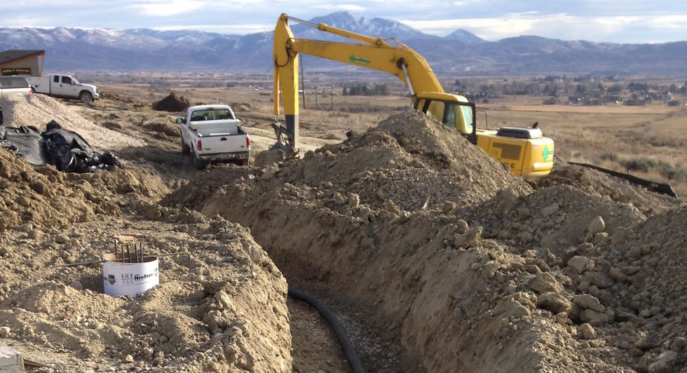 Trenching fo Underground Utilities