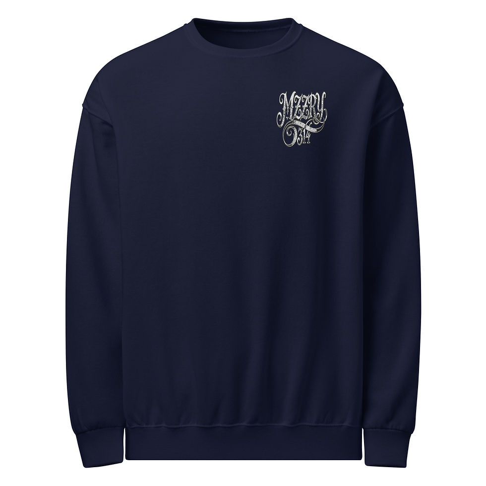 Thumbnail: MZZRY 314 Crew neck Embroidered sweatshirt