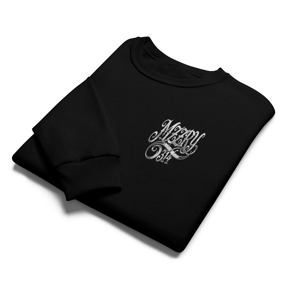 Thumbnail: MZZRY 314 Crew neck Embroidered sweatshirt