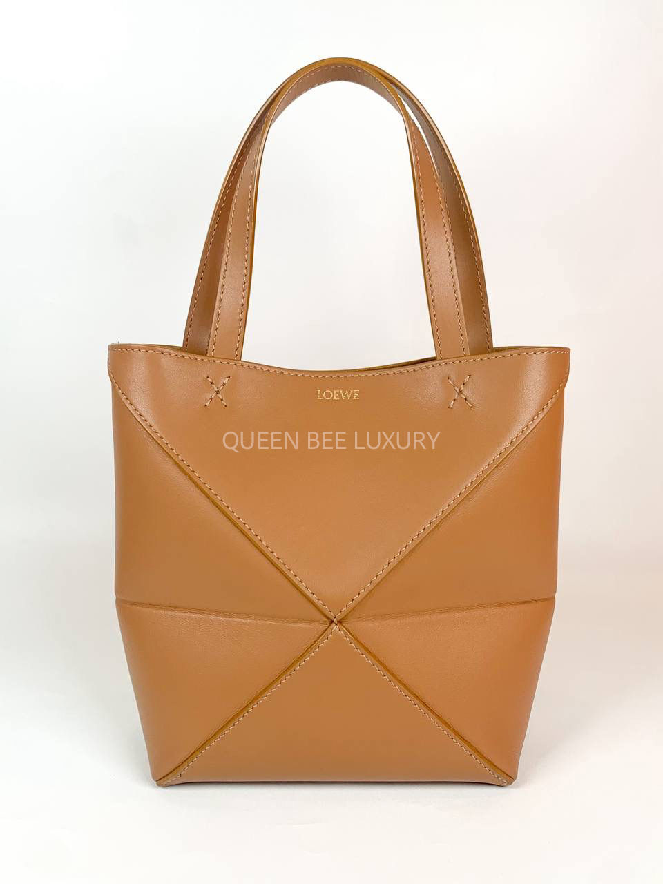 Loewe Puzzle Mini Fold Tote Warm Dessert 2023