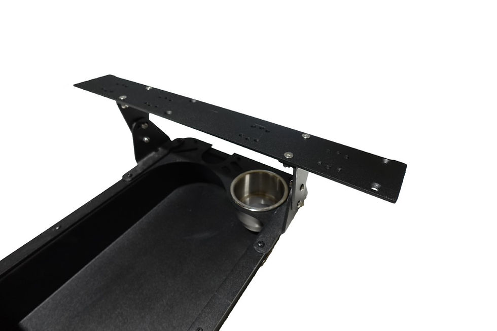 Thumbnail: Dual  Adjustable Recessed Trolling Motor Tray Graph Mount 9" Or Smaller