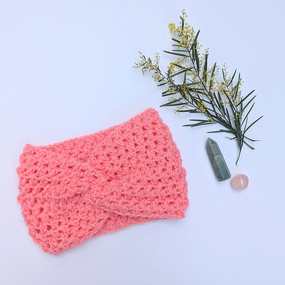 Thumbnail: Crocheting Wyldly for Cancer Head Wrap