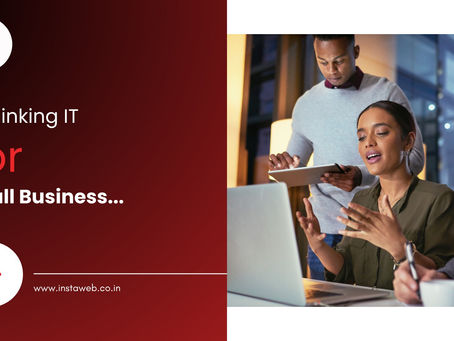 Professionals discussing tech strategy in an office, highlighting the benefits of outsourced IT support for small businesses with modern solutions.