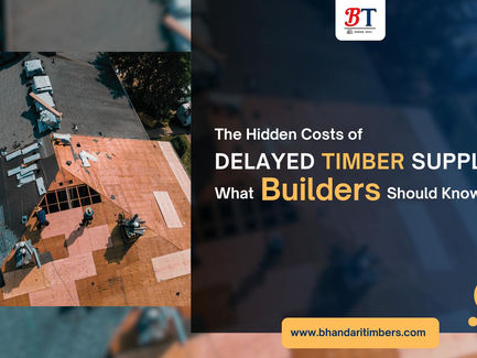 Builders unable to finish a rooftop project due to delayed timber supply.