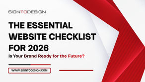A banner showing Website optimization checklist for 2026