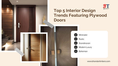 Top 5 Interior Design Trends Featuring Plywood Doors