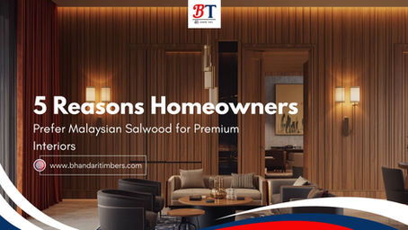 Luxury living room showcasing Malaysian Salwood for Premium Interiors with elegant wood paneling and modern decor.