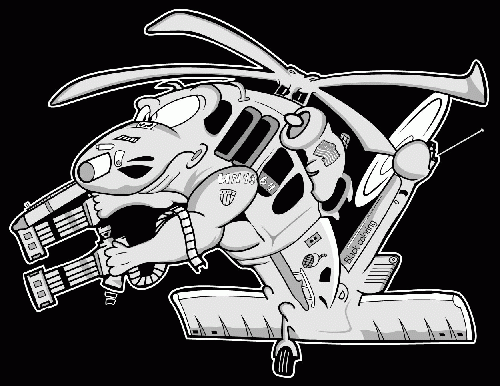 Vector Art Design -Helicopter