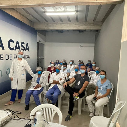 Treinamento sobre a higienização das mãos é realizado na Santa Casa de Formiga 