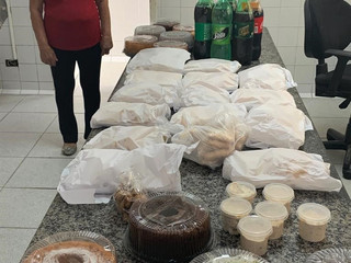 Voluntariado: colaboradores da ala do Covid ganham café especial