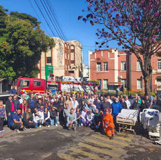 Santa Casa de Formiga realiza simulado de evacuação em parceria com o Corpo de Bombeiros