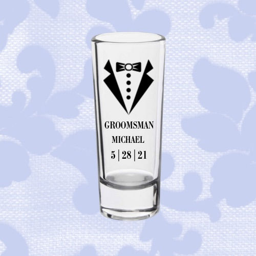 Thumbnail: Shot Glass Favor (Single Glass) - Personalized