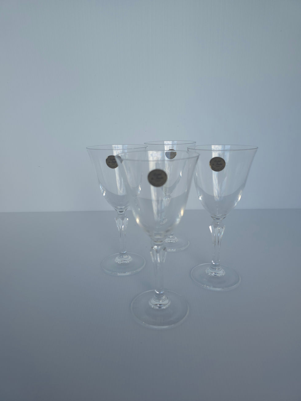 Thumbnail: 4 CRISTAL DE FLANDRE 24% LED CRYSTAL Stemware