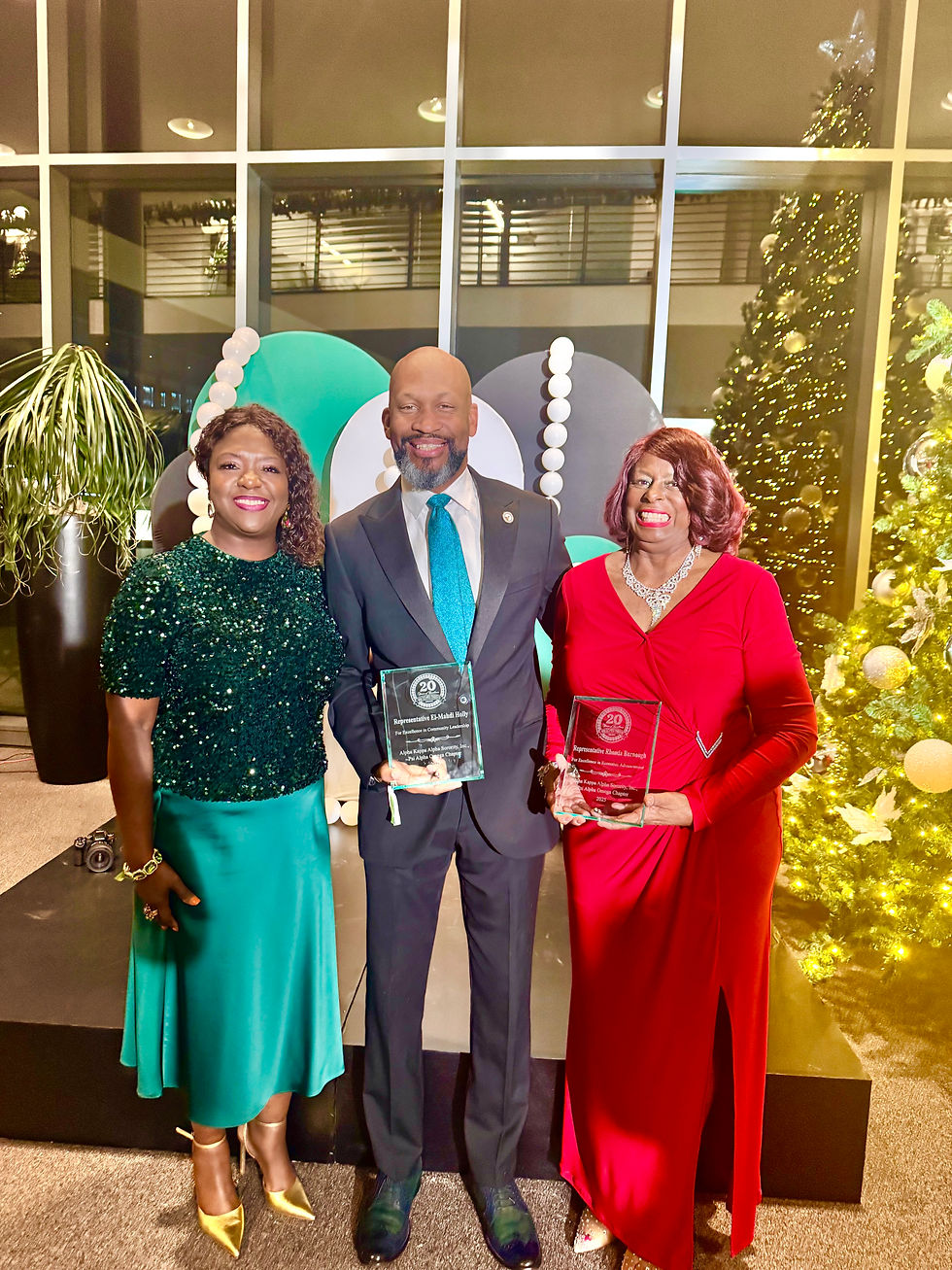 Reps. Rhonda Burnough, El-Mahdi Holly Honored at Alpha Kappa Alpha Sorority Inc. Psi Alpha Omega Chapter’s Emerald Gala