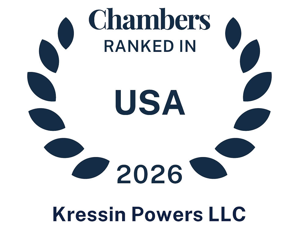 Chambers and Partners Recognizes Kressin Powers and Partner Richard Powers in Chambers USA 2026