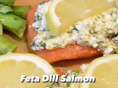 Feta Dill Salmon Sauce