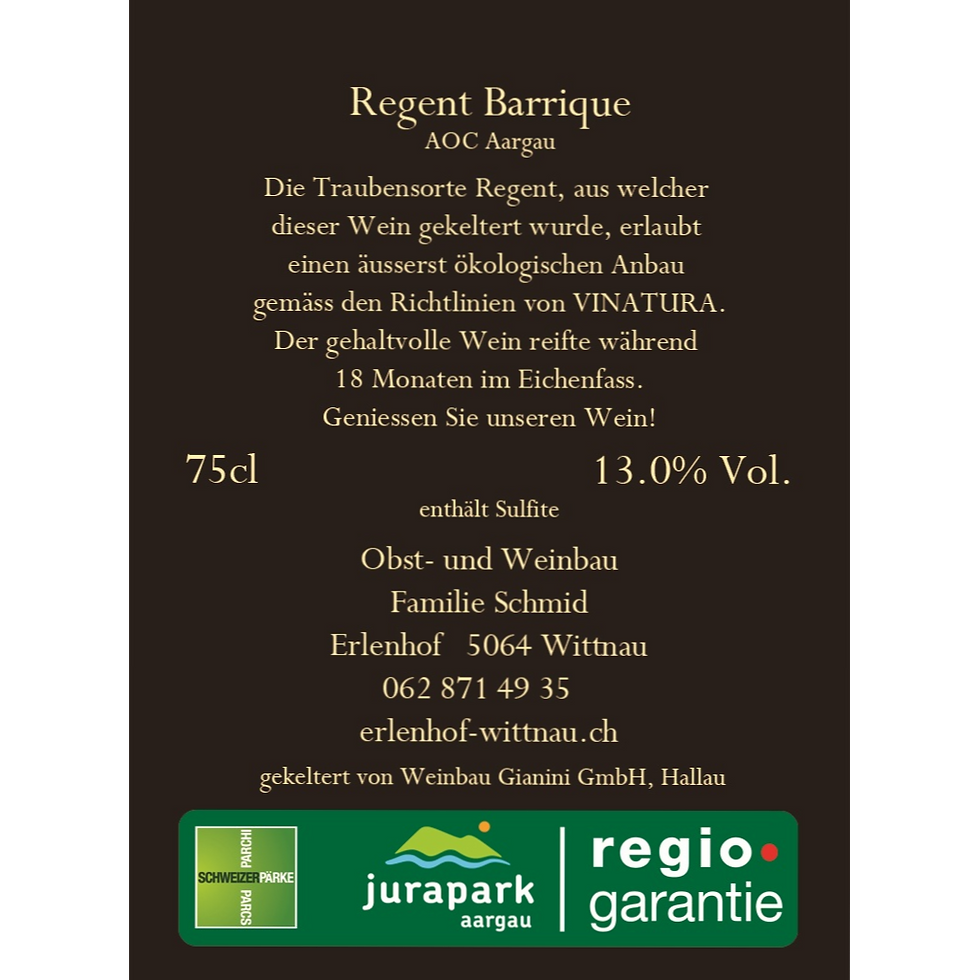 Miniaturbild: Erlkönig Regent barrique 7.5dl