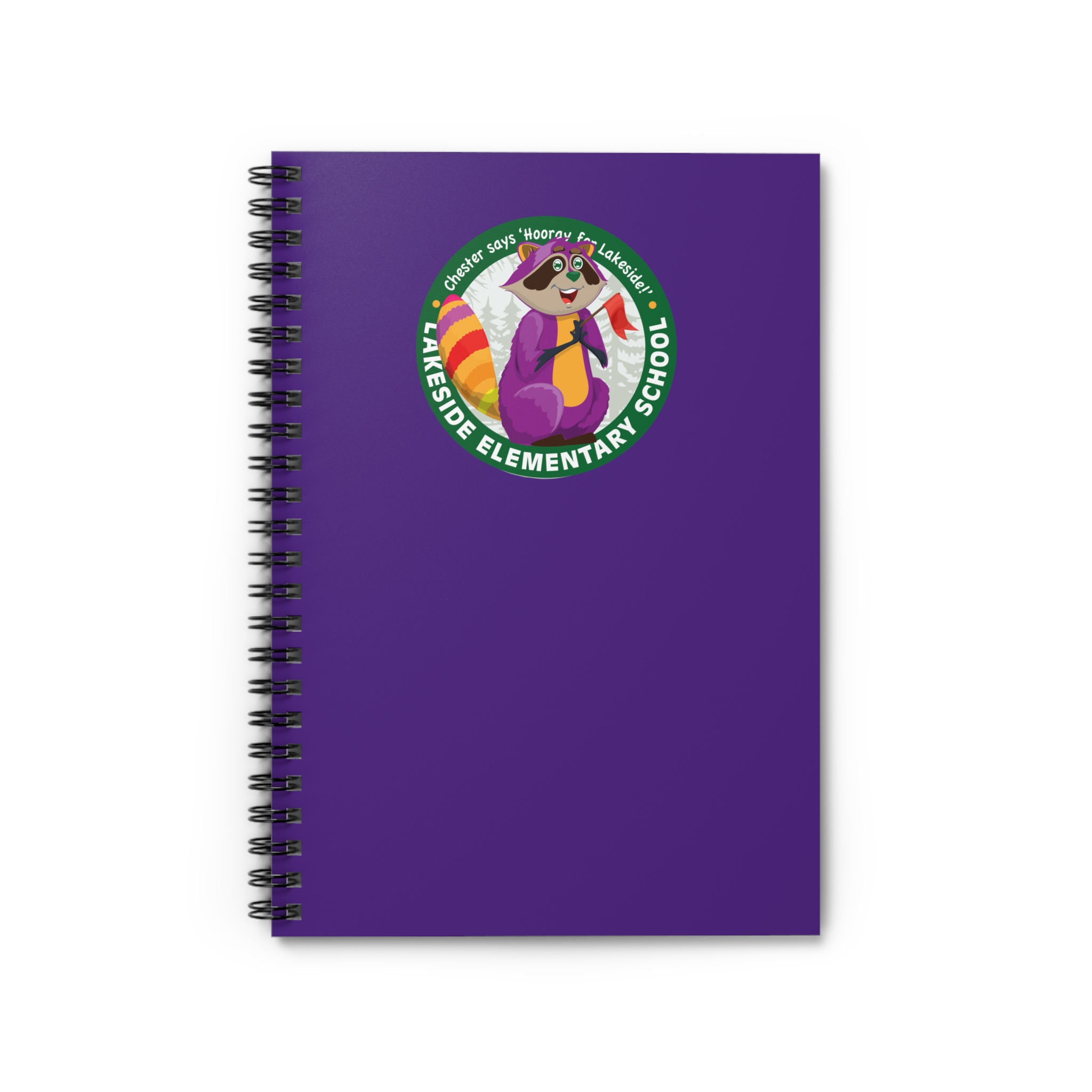 Lakeside "Chester Hooray" Spiral Notebook - Ruled Line